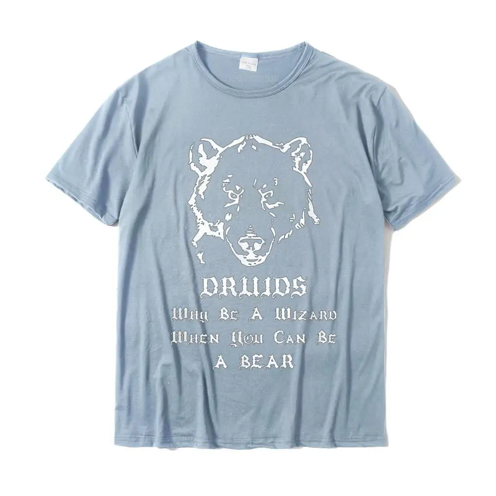 Group O-Neck T Shirts Autumn Tees Short Sleeve Funny Pure Cotton Geek Tops T Shirt Fashionable Men Free Shipping RPG T-Shirt Druid d20 Gamer Funny Roleplaying Gift__MZ16243 light
