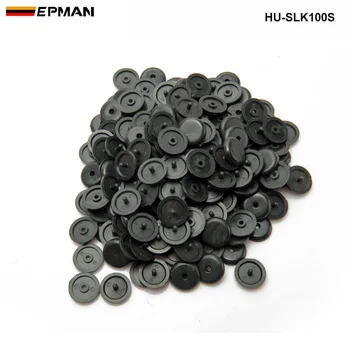 

100pcs/LOT Universal Seat Belt Buckle Buttons Holders Studs Retainer Car Safety Seat Belt Buckle Clip HU-SLK100S-AF