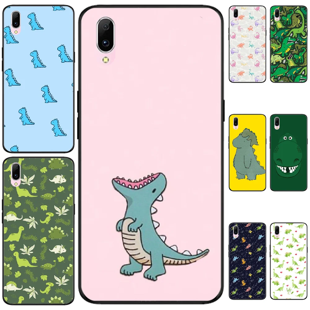 Чехол для телефона ByLoving Cartoon Dinosaur cute DIY Painted Bling VIVO V11 9 7 5 5S 11I Y11PRO V7 7PLUS Y31 | Мобильные