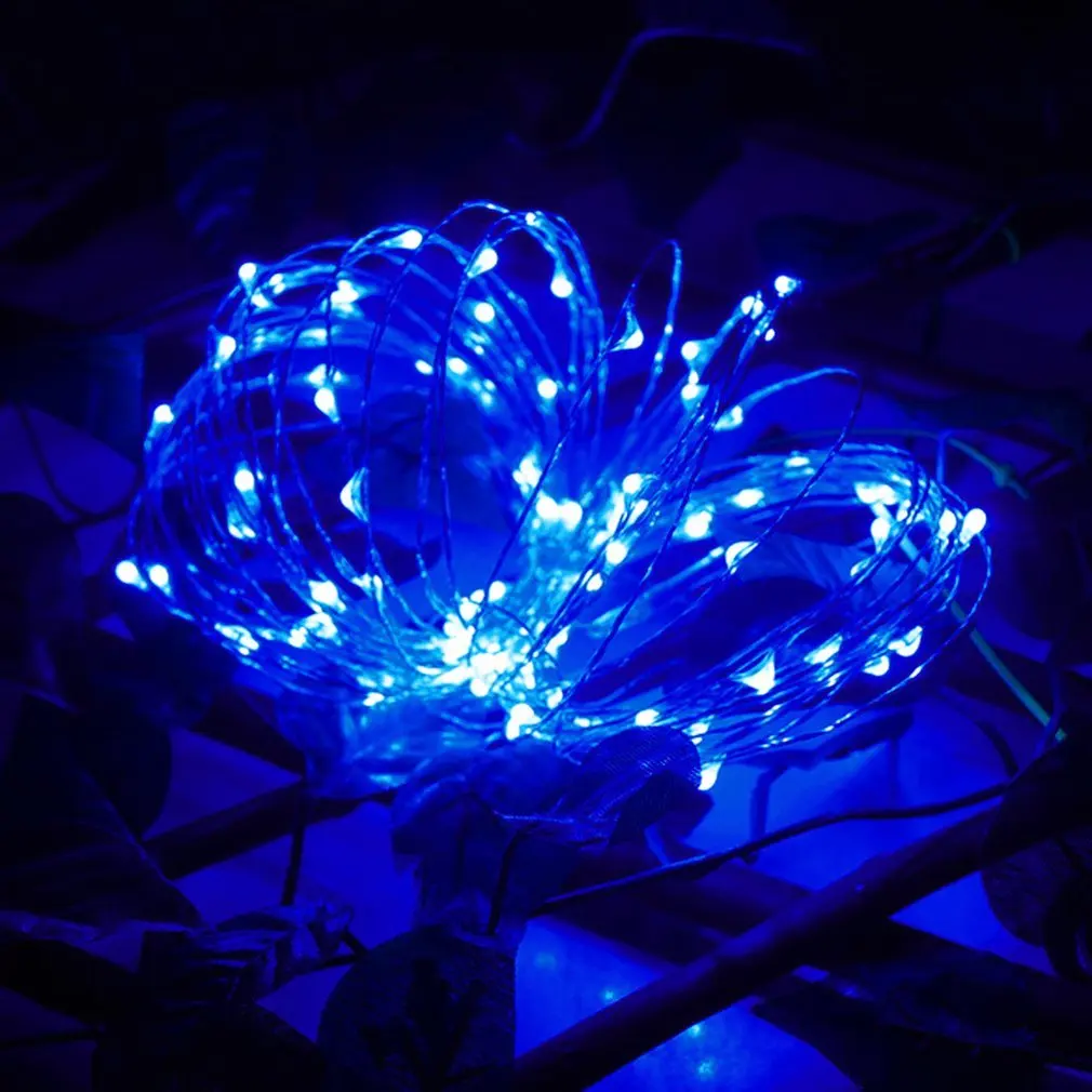 

2m 20 LEDs Copper Wire String Fairy Lights Button Battery Operated LED for Christmas Party BBQ Wedding Holiday