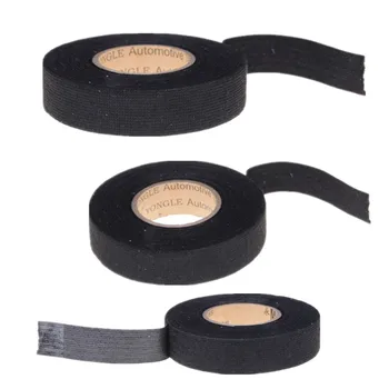 

1 Roll 15M*19MM Automotive Heat-resistant Wiring Harness Tape Adhesive Cloth Fabric Tape Cable Wiring Harness For Car Auto