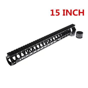 

15 Inch Handguard Rail Fit .223/5.56 AR15 Keymod System HandGuard Airsoft Gel Ball JinMing Accessory