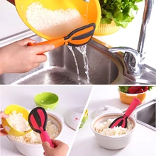 Кухонный Ace 1 шт. пищевой PP Ложка-Лопатка для риса антипригарная рисовая ложка Миксер для яиц миксер ложка для еды кухонный рисовый Совок гаджеты и инструменты