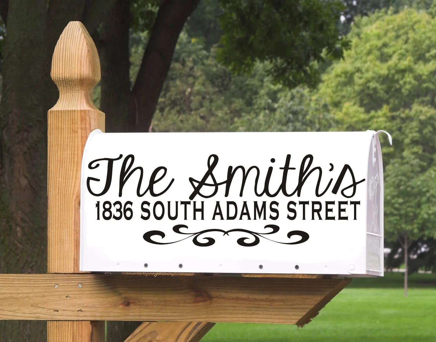 Customed Arrdress Number Mailbox Sign Decal Mail Boxes Stickers Vinyl Art  Design Personaluzed Address Family Name Love Life M084 - AliExpress Home &  Garden