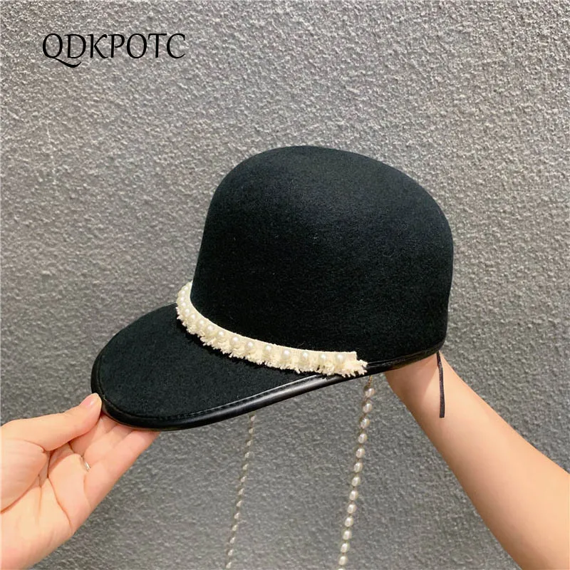 small felt hat