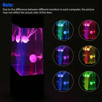 

Led Jellyfish Tank Night Light Aquarium Style Led Lamp Sensory Autism Led Desk Lamp Dropshiping