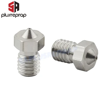 

5pcs/lot V5 V6 Stainless Steel Nozzle 0.3mm 0.4mm 0.5mm Threaded M6 for 3D Printers Parts 1.75mm Filament