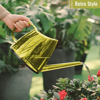 

Watering Can Long Spout Watering Kettle Small Watering Pot for Indoor & Outdoor Watering Plants and Potted Flowers 47Oz