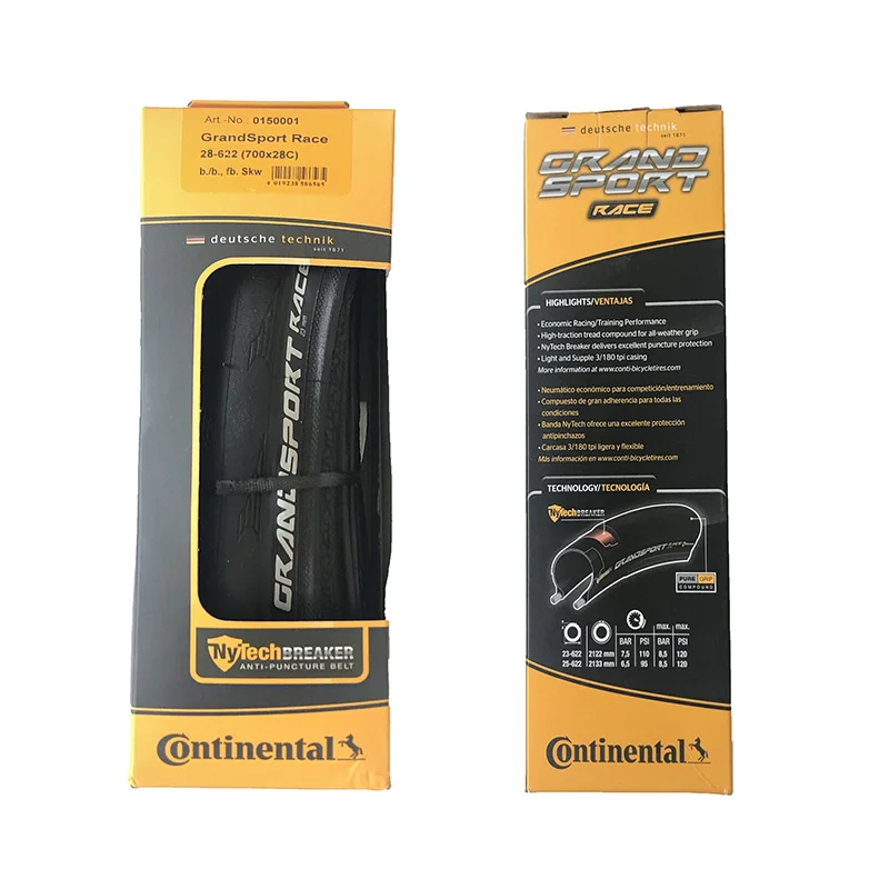 Grand 28C boxed 1a Континентальный Grand Sport Racing ультра спортивные дорожные велосипедные шины 700C×25 700 × 28 700C шины для шоссейного велосипеда 700 28c - Color: Grand 28C boxed 1a