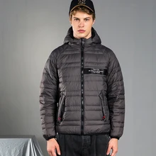 Красивый мужской утепленный пуховик с капюшоном, водонепроницаемые пуховики на зиму и осень, теплый пуховик для улицы