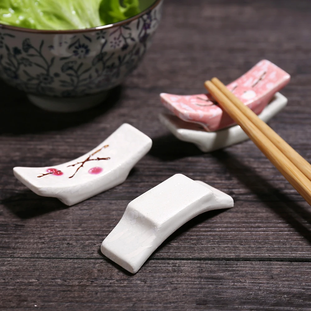 Керамическая Снежинка японская кухня палочки для еды Подушка палочки для суши Держатель кухонные гаджеты