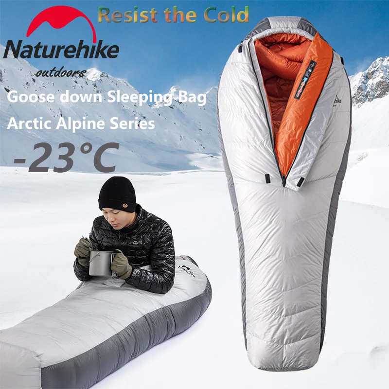 Naturehike Winter Camping Sleeping Bag 23 Degree Warm Thickening Goose