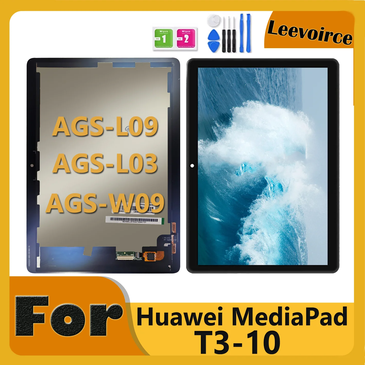 New 9.6" Lcd For Huawei Mediapad T3 10 Agsl09 Agsw09 Agsl03 T3 9.6