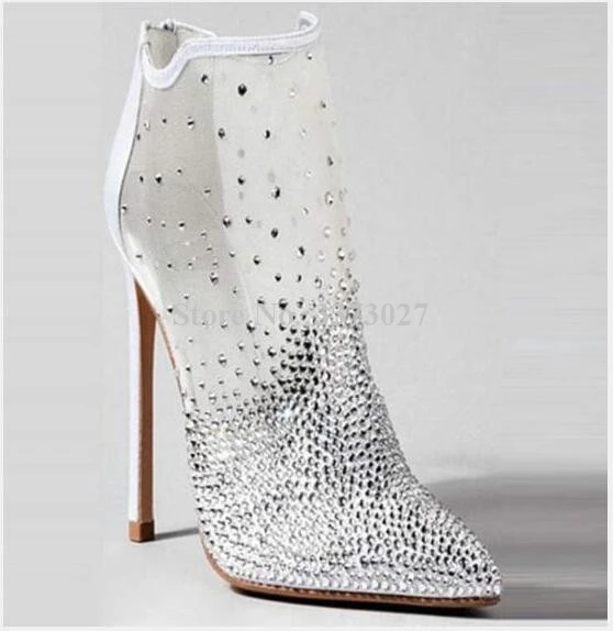 rhinestone stiletto boots