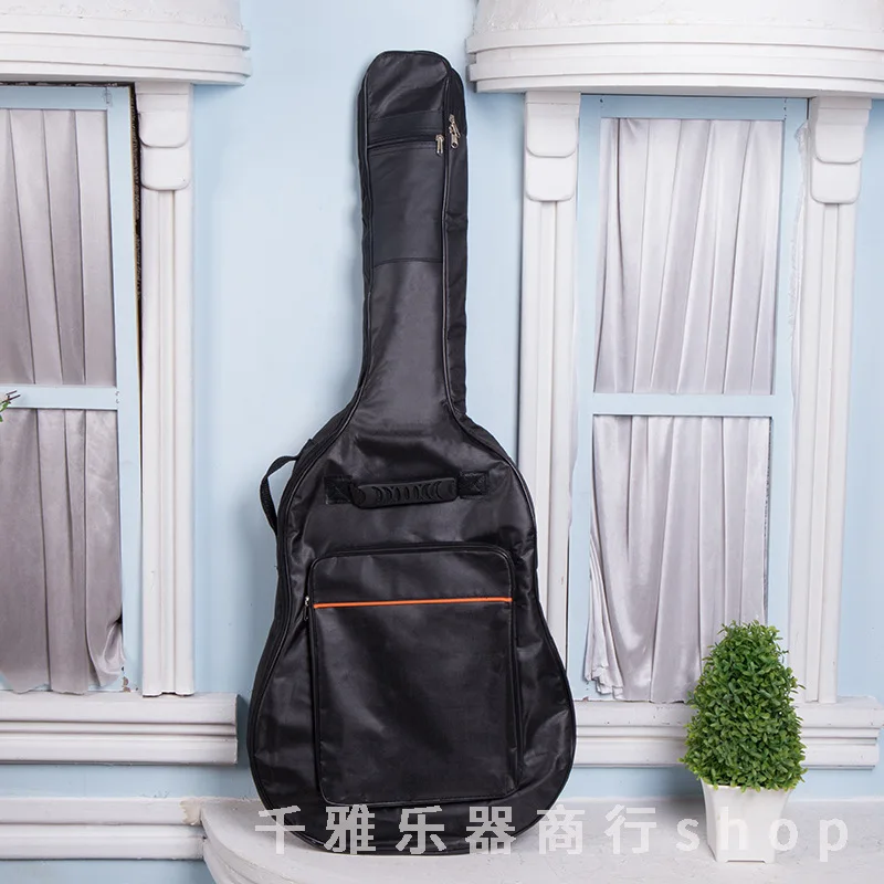 

Folk Music 41-Inch Yellow Line plus Cotton Thick Guitar Bag Backpack Guitar Case Guitar plus Cotton Guitar Bag