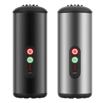 

Q2 Air Purifier UVC Sterilizer Portable Ozone Air Ionizer Freshener Releasing Oxygen Mini Air Generator for Car Home