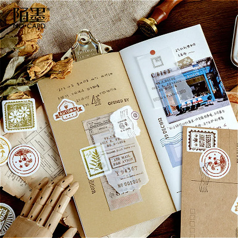 Блестящие буквы в осенней бумаге 1 упаковка украшение для скрапбукинга стикер