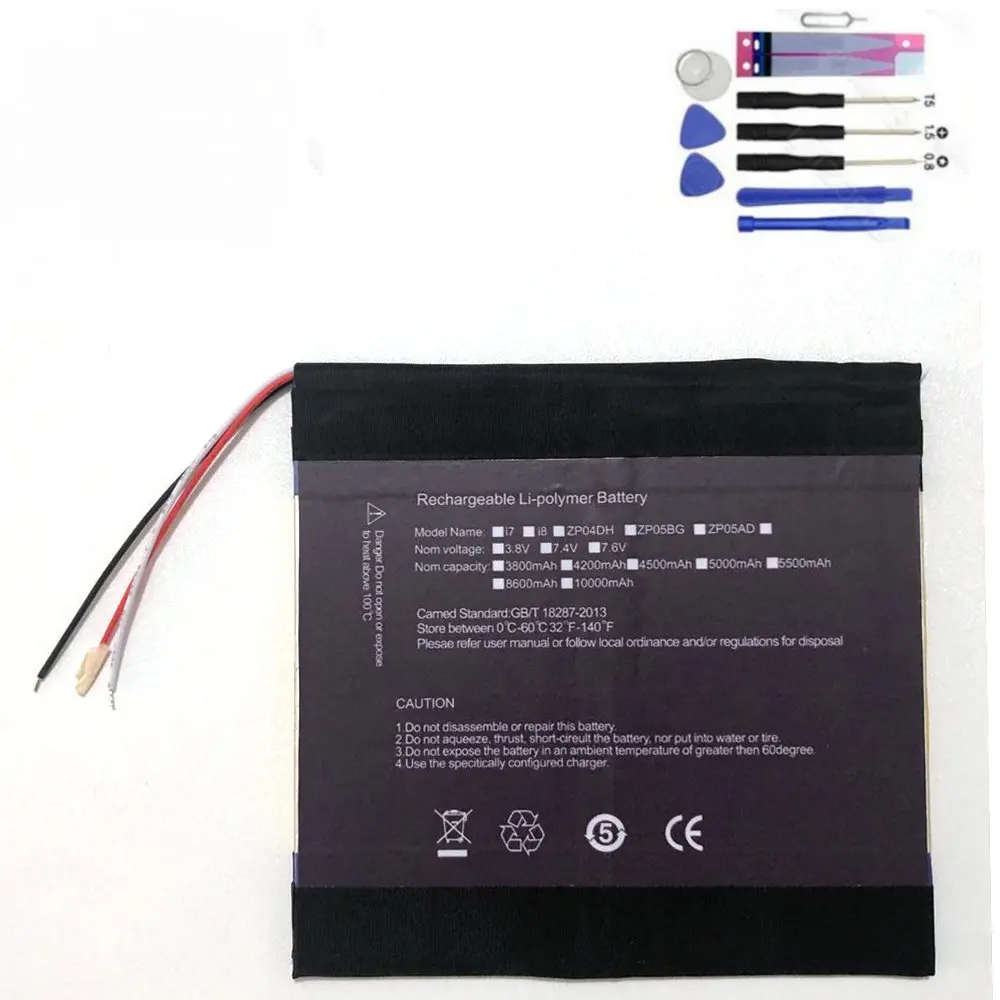 Original size replacement battery for Teclast X98 Air II 2 Tablet PC 3 Lines welding batteries+tools | Компьютеры и офис