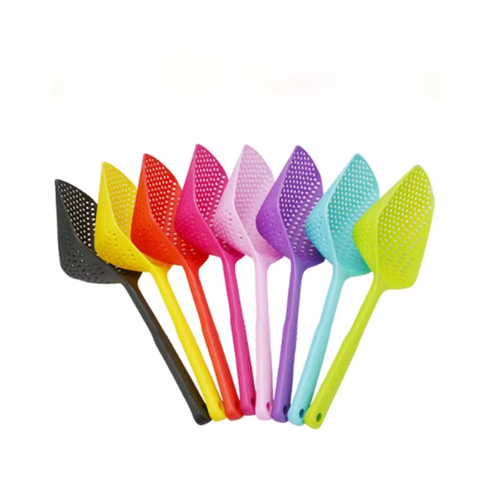 

New No-stick Nylon Drain Shovel Strainers Water Leaking Shovel Ice Shovel Fishing Fence Colanders Kitchen Gadget Cooking Tool