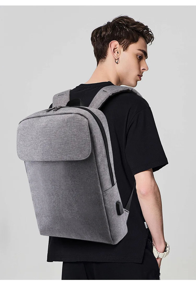 

Unisex Backpack Simple Student Computer Bag Fashion Casual Business Bag