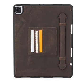 

Tablet PC case with pen slot wrist holder for ipad pro 12.9 2020