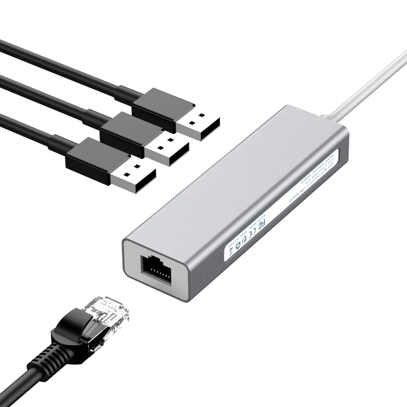 Сетевая карта Type C Rj45 100M Usb3.0 Hub to конвертер|Адаптеры Type-C| |