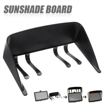 

For Gps navigation 1pc 7 Inch Car GPS Navigation Navigator Sun Shade Sunshade Suncat Visor Anti Accessory With 2x Clips Mayitr