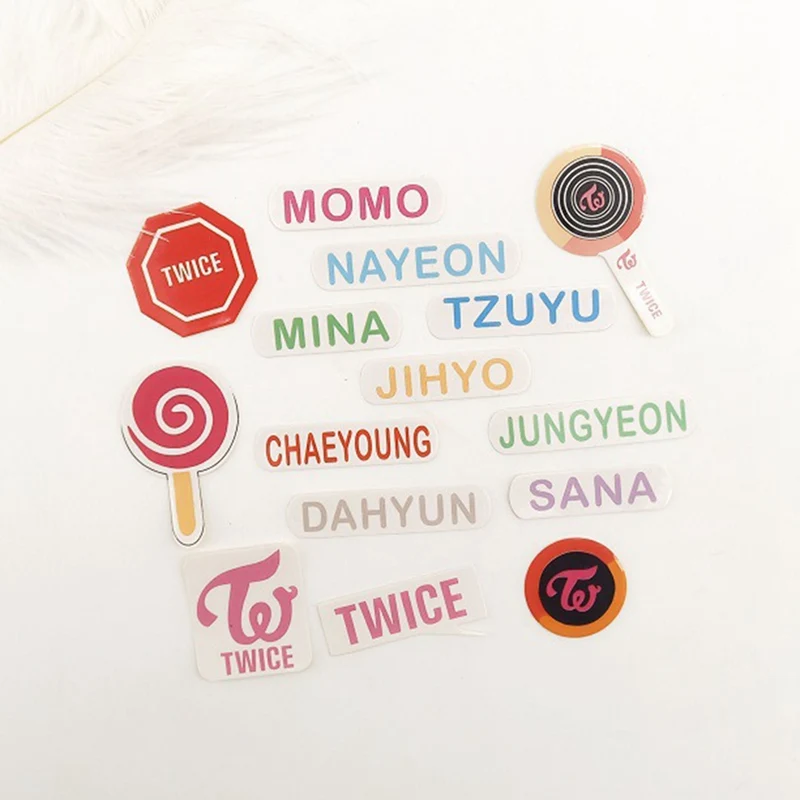 EXO TWICE BLACKPINK SEVENTEEN GOT7 TXT List ручная учетная запись Наклейка декоративная наклейка DIY Дневник наклейка