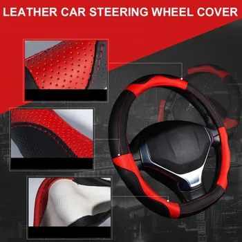 

Vehemo 15 Inch Cars Dish Sets Steering Wheel Wrap Accessories Steering Wheel Covers Breathe Freely Decoration Durable