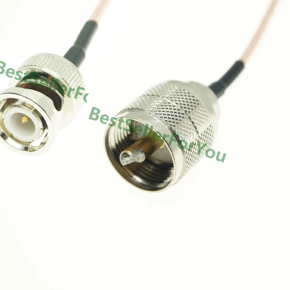 Новый BNC male к UHF PL259 PL 259 plug Jumper Pigtail FPV RG316 кабель|Соединители| |