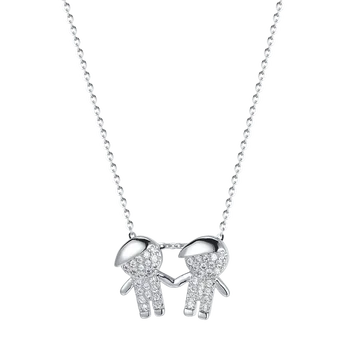 

Fahmi 2020 New Popular 100% 925 Sterling Silver Necklace4-7 High Quality Original Jewellery For Women Party Wedding Gift