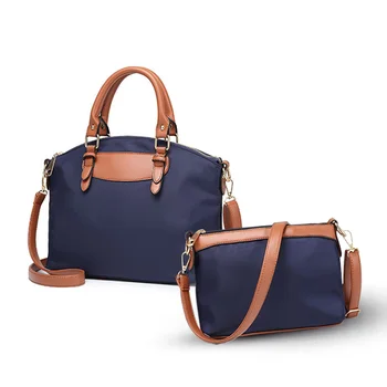 

NEW Women Oxford Handbag PU leather Female Travel Casual Shoulder Bag Nylon Large Capacity Ladies durable Commuter Canvas Bag