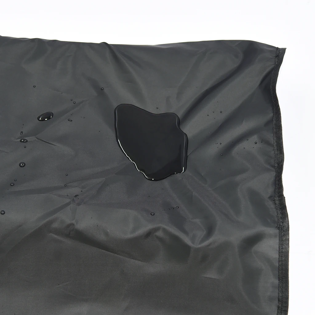 Professional Salon Baber Hairdressing Chair Back Covers Clear Black 19' Beauty Protector Vinyl Round Waterproof Seat Back Cover