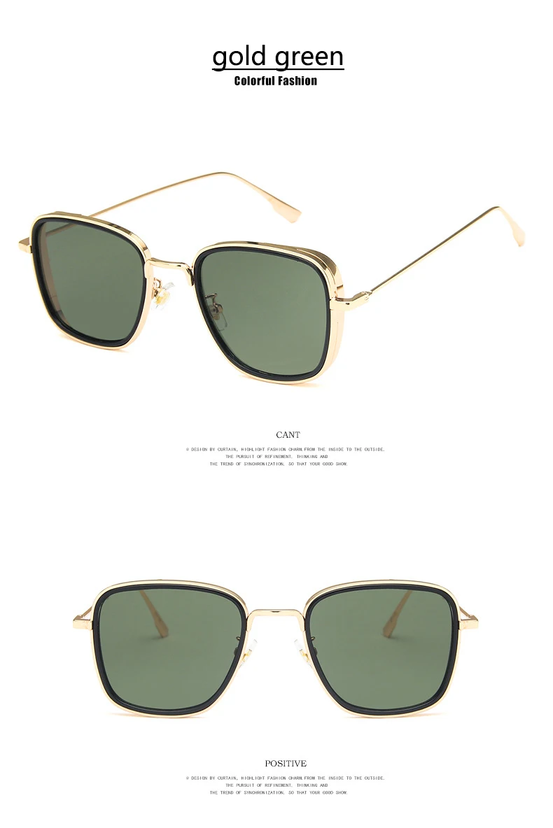 Модные брендовые дизайнерские паровые панк Солнцезащитные очки для мужчин и женщин винтажные маленькие квадратные супер мужские классические солнцезащитные очки oculos de sol