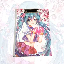 Хацунэ Мику картина в стиле аниме доска папка A4 Sketchpad папка для хранения