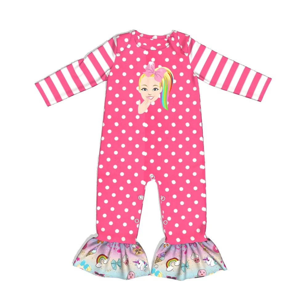 

Pre-order Baby Rompers Cotton Romper wholesale Infant Rompers Knitted Ruffle Outfit Match Dress GPF907-722-HY