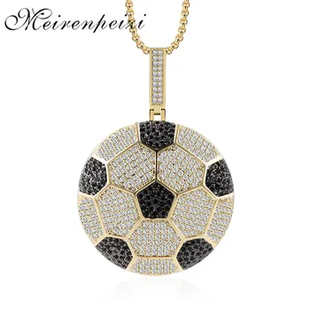

Hip Hop Stainless Steel Football Necklace Copper Sport Pendant for Men Women Gifts Personality Motion Necklaces
