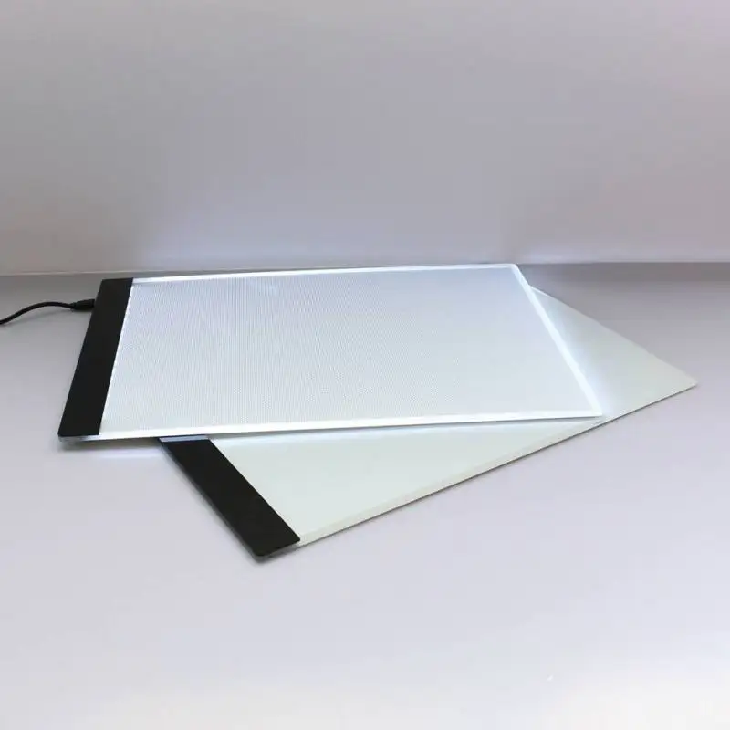 USB штекер светодиодный копировальный стол DIY Изображение светящийся проникающий стол для детей Подарки светильник Регулировка размера А4 доска для рисования