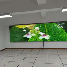 1,9 мм рамка ЖК-видео стена из 2*4 шт 55 дюймовых мониторов