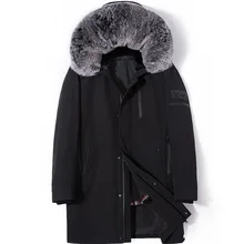 Натуральное меховое пальто шуба из кролика рекс мужское зимнее пальто Мужская парка из натурального меха для мужчин s одежда размера плюс Casaco G003 YY1039