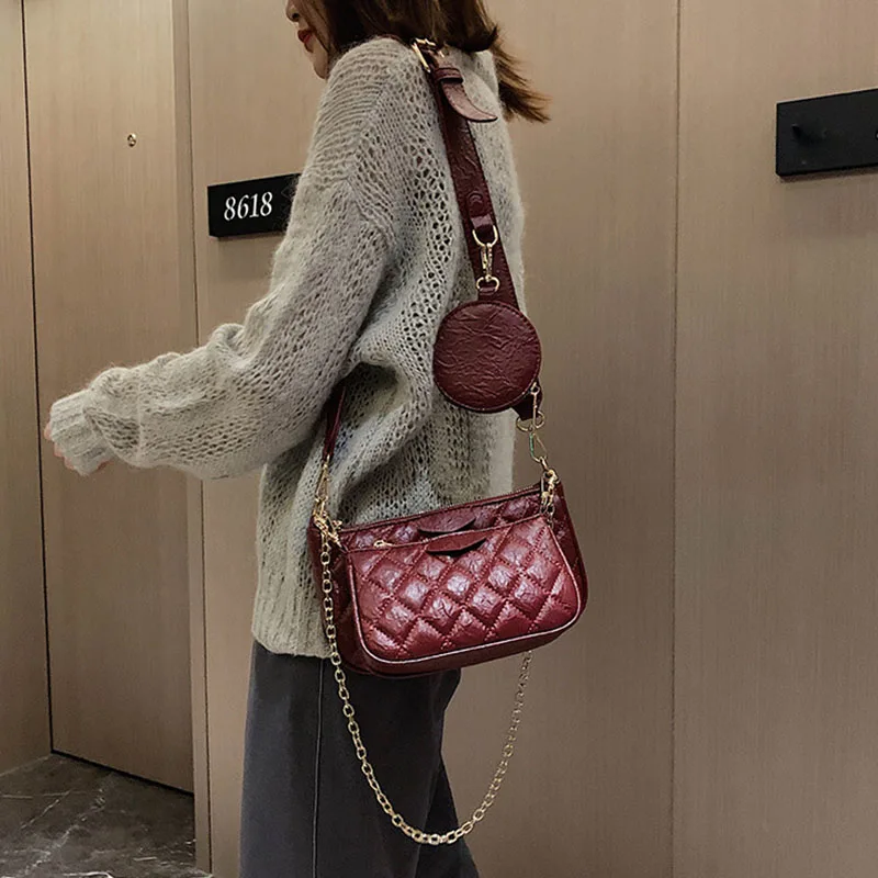 Сумка тоут женская из мягкой кожи роскошный комплект 3 предметов винтажный