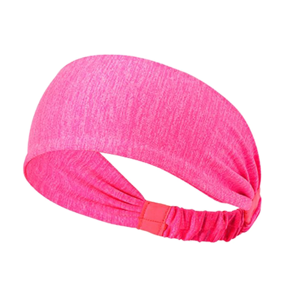 1PC Headband Women/Men Sweatband Yoga Gym Stretch Head Band For Sport Elasticity Sweat Bands Sport Bandage Safety 1111