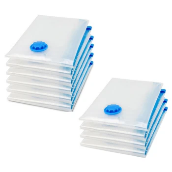 

Pump Compression Organizer For Quilt And Clothes Home Storage Organization Storage Bags 10pcs/set Vacuum Storage Bags