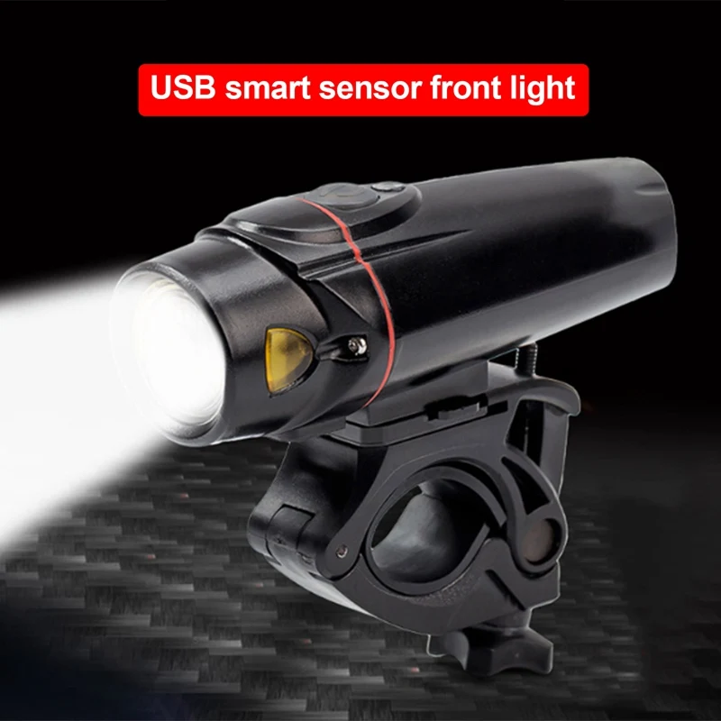 

Bike Front Light Auto Sensor Cycling Headlight USB Charging 350 Lumen Waterproof Intelligent Bicycle Light