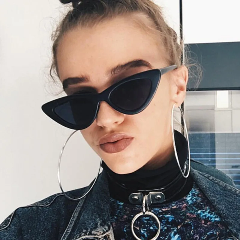 

HJYBBSN Ray Bann Cat Eye Vintage Sunglasses Women 2019 Trendy Shades for Women Luxury Brand Classic Shady Sun Glasses Oculos