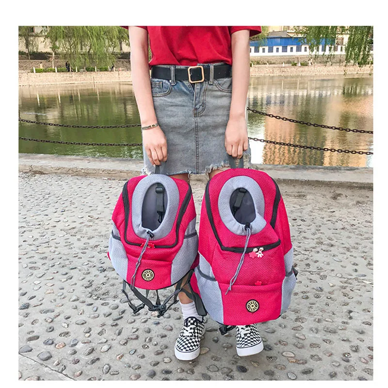 Double Shoulder Dog Carrier Outdoor Breathable Cat Bag Pet Backpack for Small Medium Pet Travel Hiking Riding Pet Supplies Double Shoulder Dog Carrier Outdoor Breathable Cat Bag Pet Backpack for Small Medium Pet Travel Hiking Riding Pet Supplies