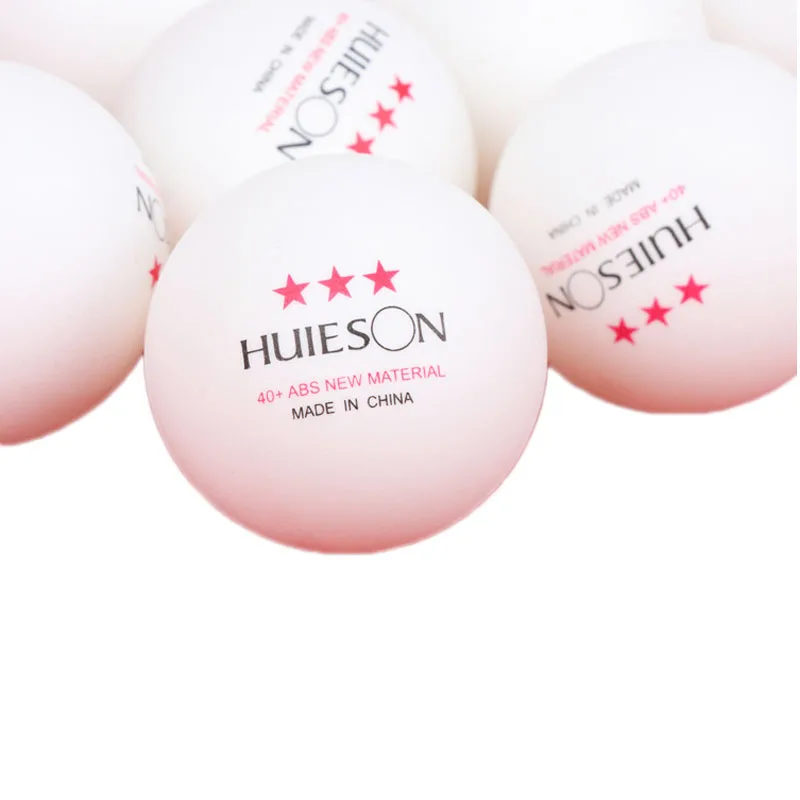 100pcs/Pack Huieson 3 Stars Table Tennis Ball 40+ ABS New Material 2.8g Trainning Ping Pong Balls Students Table Tennis Balls