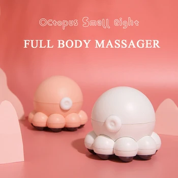 

Small Octopus Magnetic Thermal Massager Full Body Massage Usb Mini Electric Massage To Keep Warm And Relieve Pain