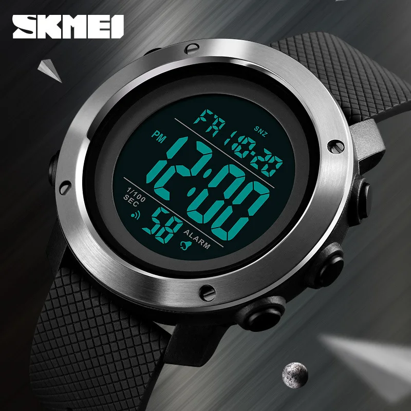

Fashion Men LED Digital Watch Waterproof Date Military Sport Rubber Quartz Watch Alarm Date Sport Electronic Watch Reloj Hombre