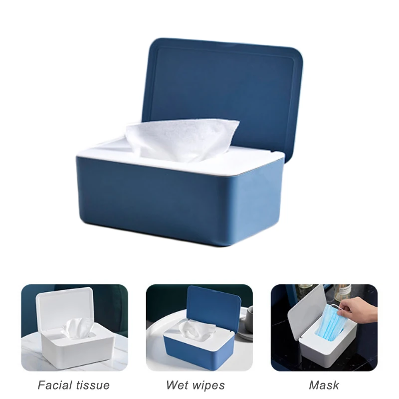 Dry Wet Tissue Paper Case Care Baby Wipes Napkin Storage Box Holder